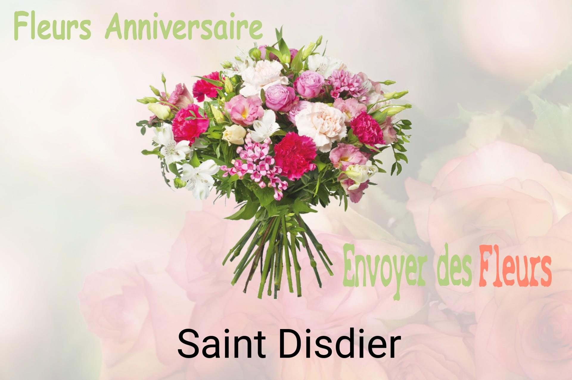 Bouquet de fleurs d’anniversaire livré à Saint-Disdier