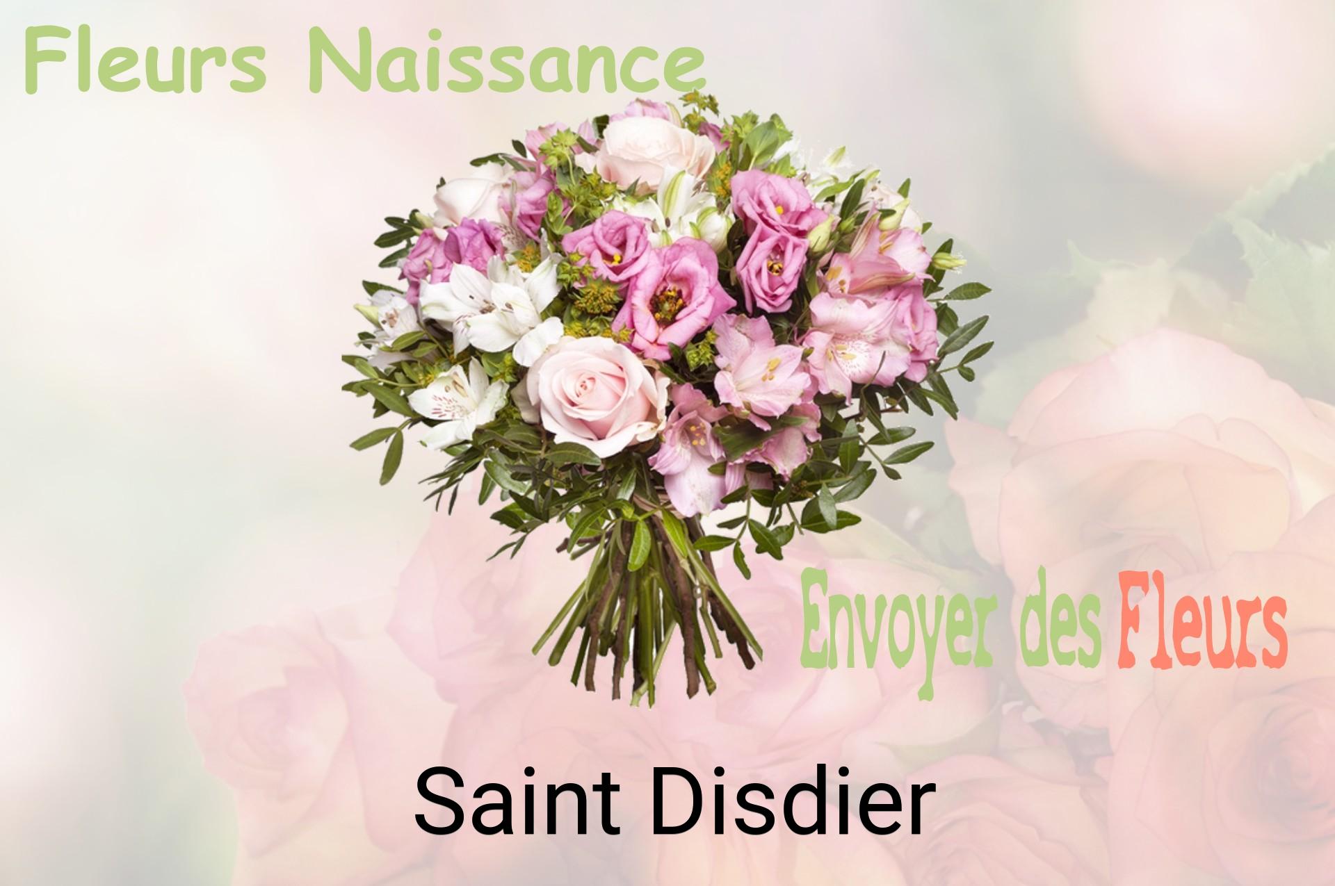 Bouquet de fleurs de naissance livré à Saint-Disdier